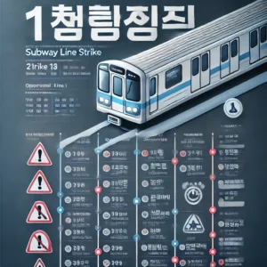 1호선-지하철-파업-시간표
