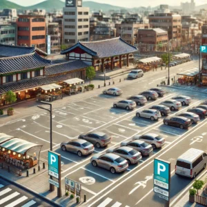 예산시장-주차장