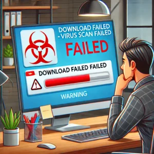다운로드-바이러스-검사실패