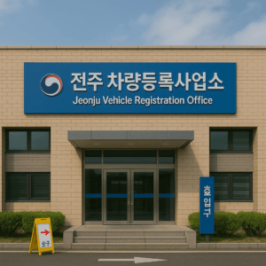 전주 차량등록사업소