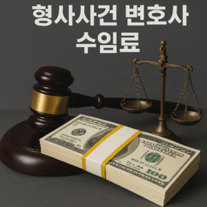 형사사건 변호사 수임료