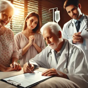 연명치료 거부 신청