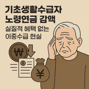 기초생활수급자 노령연금 감액