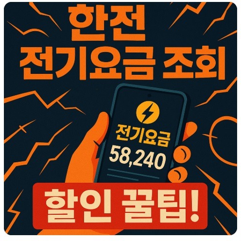 한전 전기요금 조회