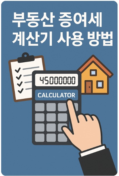 부동산 증여세 계산기