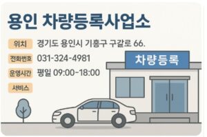 용인 차량등록사업소