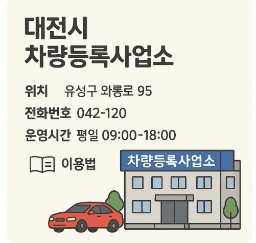 대전시 차량등록사업소