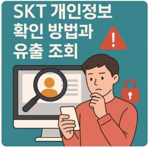 skt 개인정보 확인