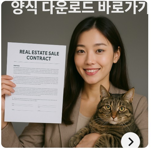 부동산 매매계약서 양식 다운로드