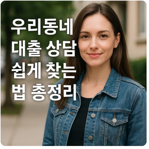 우리동네 대출 상담사
