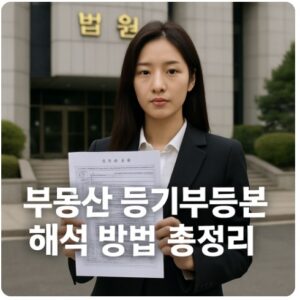 부동산 등기부등본 해석