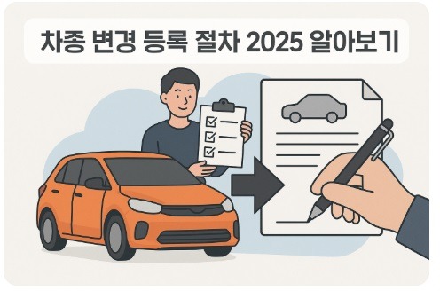 차종 변경 등록