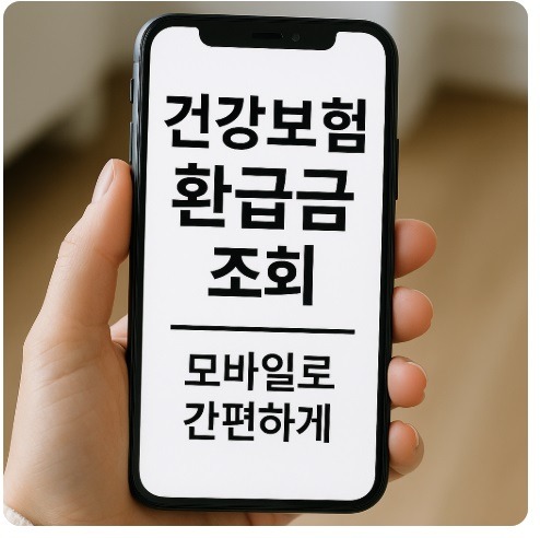 건강보험 환급금 조회 모바일