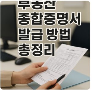 부동산 종합증명서 발급