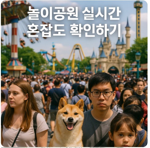 롯데월드 실시간 혼잡도