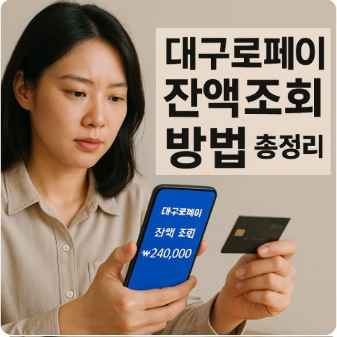 대구로페이 잔액조회