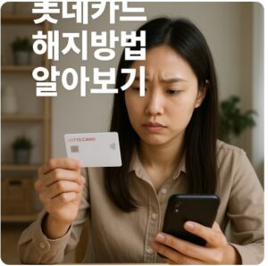 롯데카드 해지방법