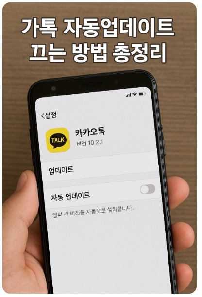 카톡 자동업데이트