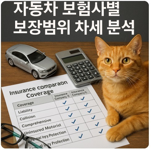 보험사별 보장범위