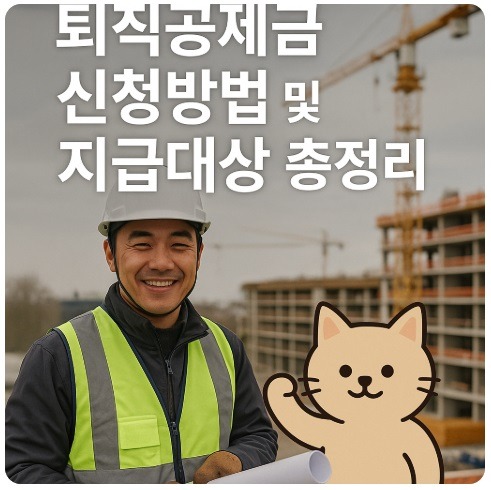건설근로자 퇴직공제금 신청