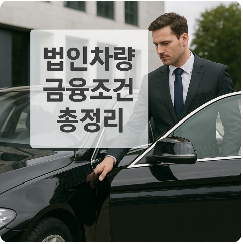 법인차량 금융조건