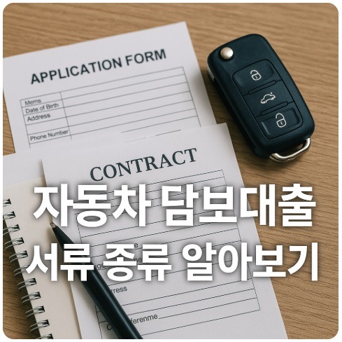 자동차 담보대출 서류