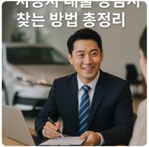 자동차 대출 상담사