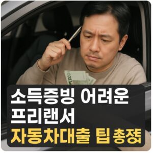 프리랜서 자동차대출
