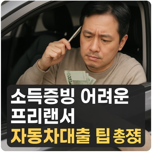 프리랜서 자동차대출