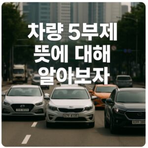 차량 5부제 뜻