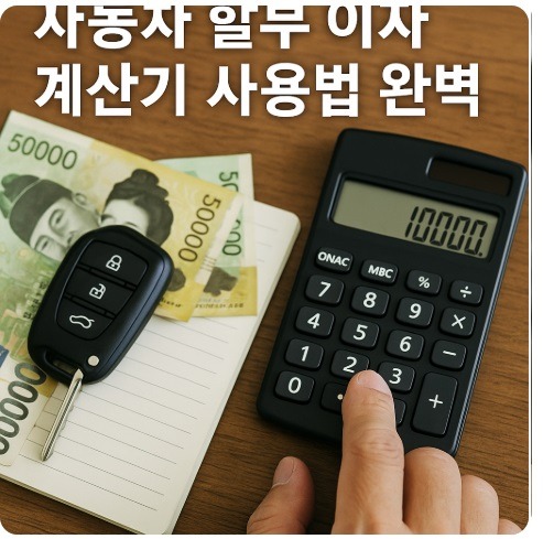 자동차 할부 이자 계산기