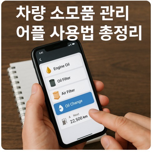 차량 소모품 관리 어플