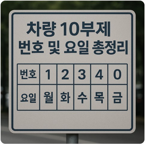차량 10부제