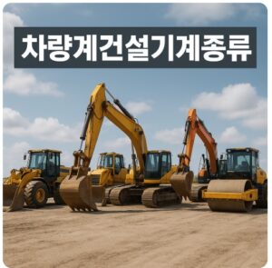 차량계건설기계종류