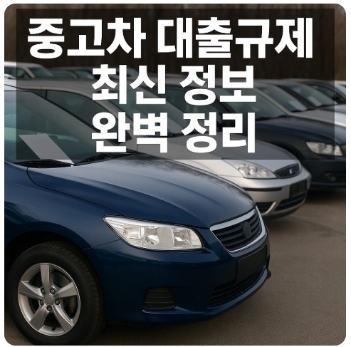 중고차 대출규제