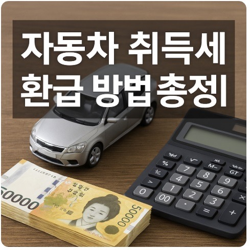 자동차 취득세 환급