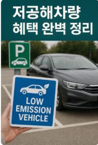 저공해차량 혜택