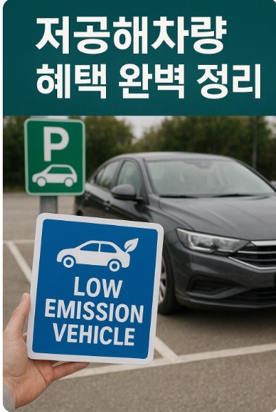 저공해차량 혜택