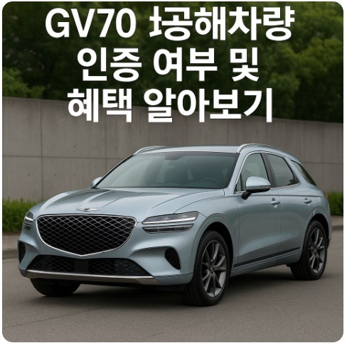 gv70 저공해차량