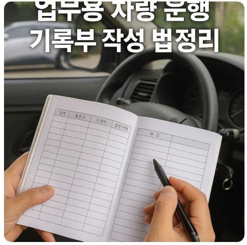 업무용 차량 운행 기록부