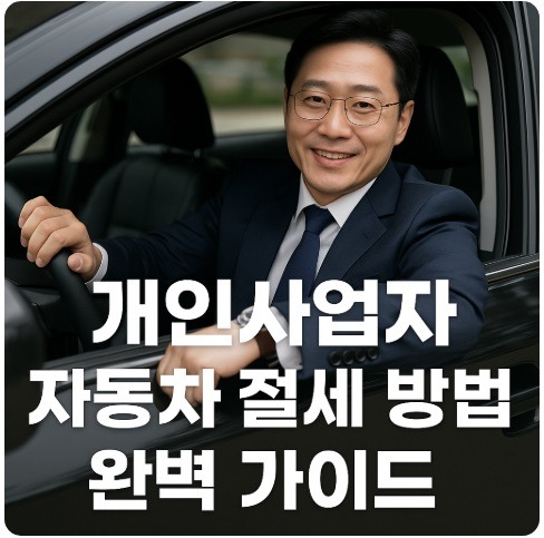 개인사업자 자동차 절세