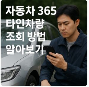 자동차 365 타인차량 조회