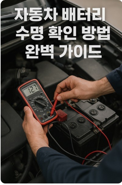 자동차 배터리 수명 확인