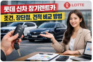 롯데 신차 장기렌트카