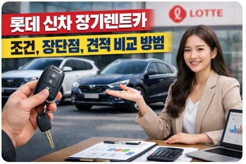 롯데 신차 장기렌트카