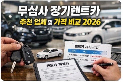 무심사 장기렌트카