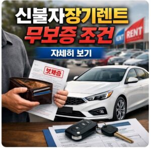 신불자장기렌트 무보증