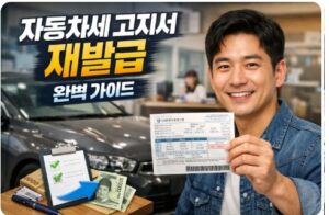 자동차세 고지서