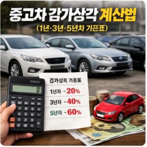 중고차 감가상각