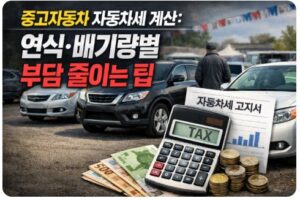 중고자동차 자동차세